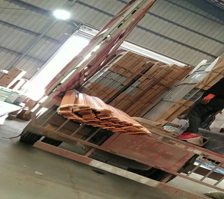 鋁合金百葉裝車(chē)發(fā)貨現場(chǎng)