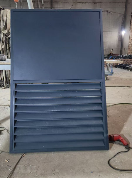 鋅鋼百葉窗框尺寸測量